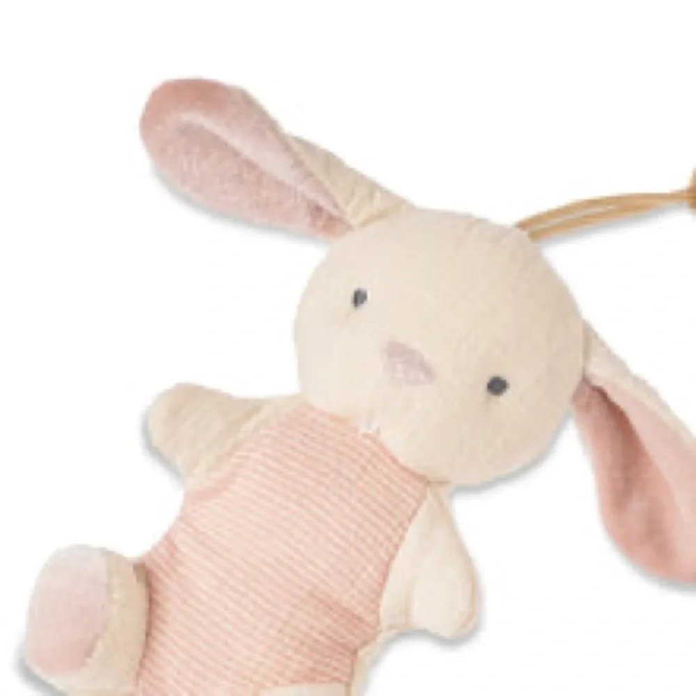 Itzy Ritzy Bitzy Pal Natural Rubber Pacifier & Lovey - Bunny